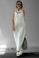 Light white sleeveless dress